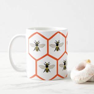 Honey Bee Honeycomb Niedlich Beekeeper Kaffeetasse