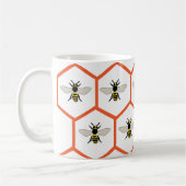 Honey Bee Honeycomb Niedlich Beekeeper Kaffeetasse (Links)