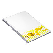 Honey Bee Honeycomb Pattern Notebook Notizblock (Rechte Seite)