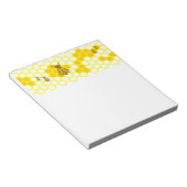 Honey Bee Honeycomb Pattern Notizblock (angewinkelt)