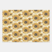 Honey Bee Honeycomb Sunflower Beekeeper Geschenkwr Geschenkpapier Set (Vorderseite 3)