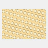 Honey Bee Honeycomb Sunflower Beekeeper Geschenkwr Geschenkpapier Set (Vorderseite 2)