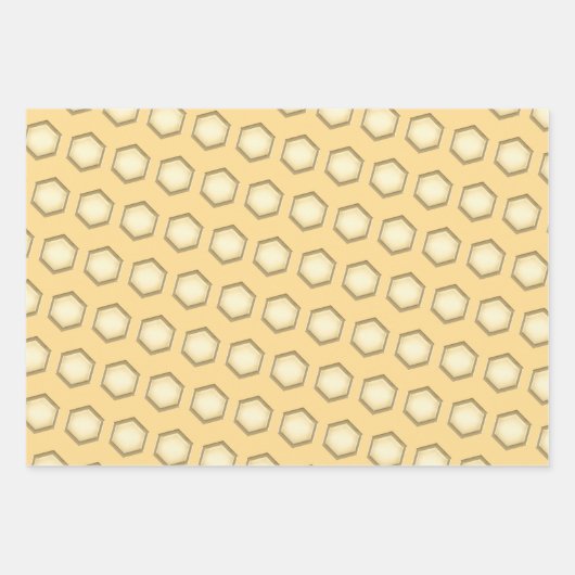 Honey Bee Honeycomb Sunflower Beekeeper Geschenkwr Geschenkpapier Set (Vorderseite 2)