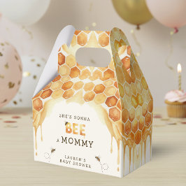 Honey Bee Honeycomb Watercolor Baby Shower Geschenkschachtel