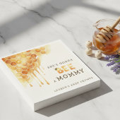 Honey Bee Honeycomb Watercolor Baby Shower Serviette