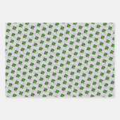 Honey Bee Honeycomb Wrapping Paper Set 3 Geschenkpapier Set (Vorderseite 3)