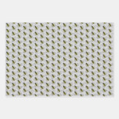 Honey Bee Honeycomb Wrapping Paper Set 3 Geschenkpapier Set (Vorderseite)