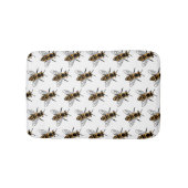 Honey Bee Illustration Insect Badematte (Vorderseite)