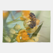 Honey Bee im Frühling Küchentuch (Horizontal)