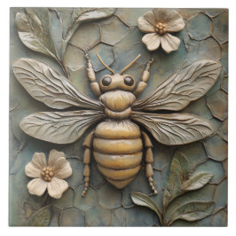 Honey Bee Imitats Relief Keramik - Nature Inspirie Fliese