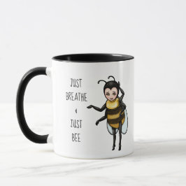 Honey Bee Just Breathe & Just Bee Tasse