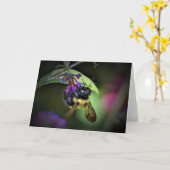 Honey Bee, Karte (Gelbe Blume)