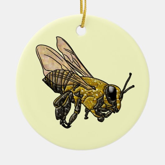 Honey Bee Keramik Ornament (Vorne)