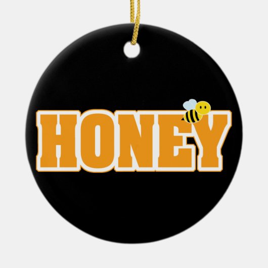 HONEY BEE KERAMIK ORNAMENT (Vorne)
