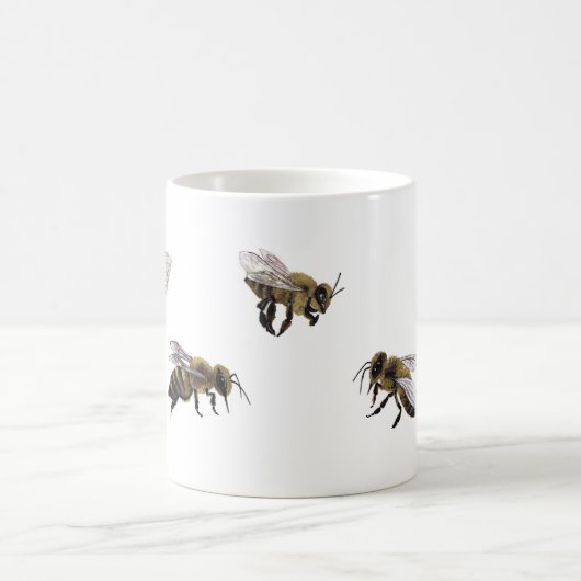 Honey Bee Keramik Tasse (Mittel)
