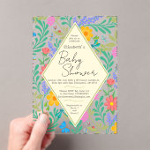 Honey Bee, Ladybug, Butterfly, Dragonfly & Blume Acryleinladungen (Insitu (Handheld))