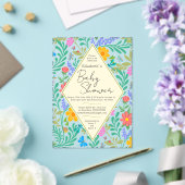 Honey Bee, Ladybug, Butterfly, Dragonfly & Blume Acryleinladungen (In Situ (Hochzeit))