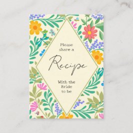 Honey Bee, Ladybug, Butterfly, Dragonfly & Blume Begleitkarte