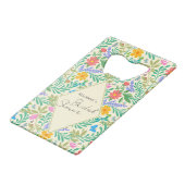 Honey Bee, Ladybug, Butterfly, Dragonfly & Blume Geldbeutel Flaschenöffner (Vorderseite Schrägansicht)