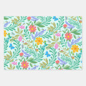 Honey Bee, Ladybug, Butterfly, Dragonfly & Blume Geschenkpapier Set (Vorderseite 3)