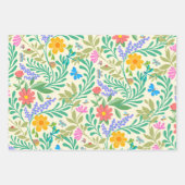 Honey Bee, Ladybug, Butterfly, Dragonfly & Blume Geschenkpapier Set (Vorderseite)