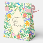 Honey Bee, Ladybug, Butterfly, Dragonfly & Blume Geschenkschachtel (Rückseite)