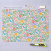 Honey Bee, Ladybug, Butterfly, Dragonfly & Blume Seidenpapier (Handwerk)