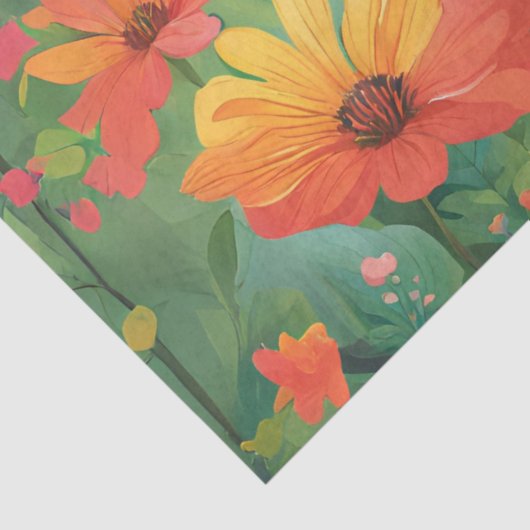 Honey Bee Landing View Seidenpapier (Detail)