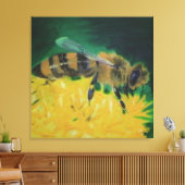 Honey Bee Leinwanddruck (Insitu (Wohnzimmer))