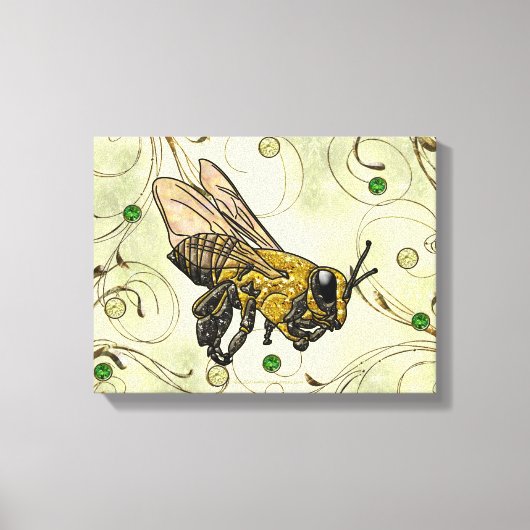 Honey Bee Leinwanddruck (Vorderseite)