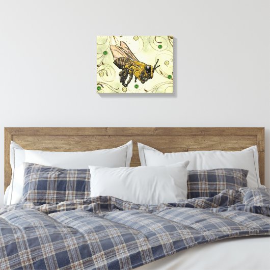 Honey Bee Leinwanddruck (Insitu (Schlafzimmer))