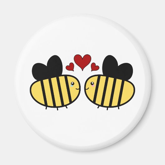 Honey Bee Liebe Magnet (Vorne)