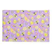 Honey Bee Lila Kissenbezug (Rückseite)