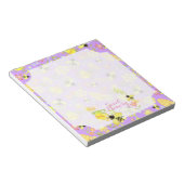 Honey Bee Lila Notizblock (angewinkelt)