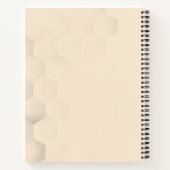 Honey Bee Logo Beekeeper's Journal Notizblock (Rückseite)