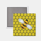 Honey Bee Magnet (Vorderseite/Rückseite)