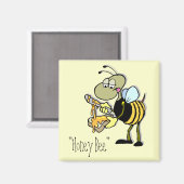 "Honey Bee" Magnet (Vorderseite/Rückseite)