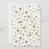 Honey Bee Mama zu Bee Baby Shower Einladung | Wil (Rückseite)