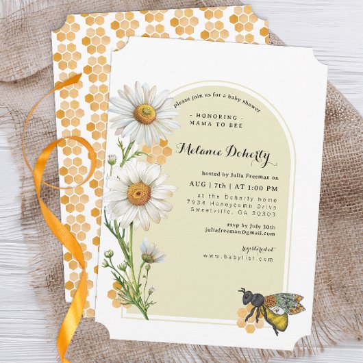 Honey Bee Mama zu Bee Baby Shower Einladung | Wil