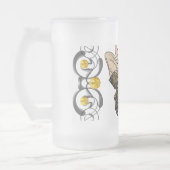 Honey Bee Mattglas Bierglas (Links)