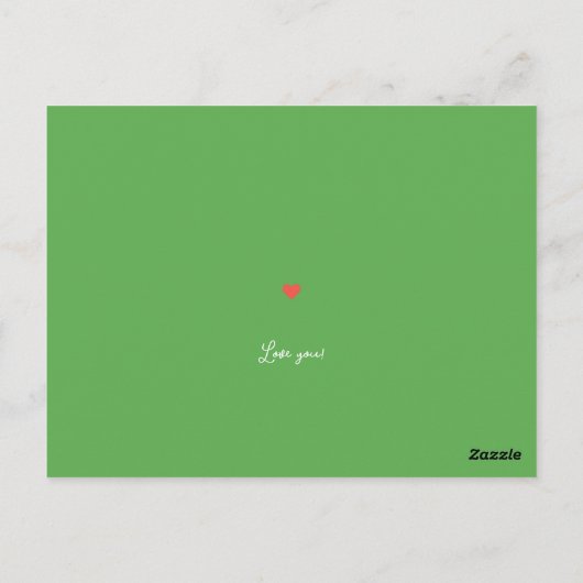 Honey Bee Mine Funny Valentine's Day Card Postkarte (Rückseite)