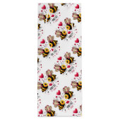 Honey Bee Mine Honey Bees Valentine Geschenktüte Für Weinflaschen (Rückseite)