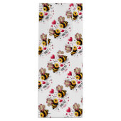 Honey Bee Mine Honey Bees Valentine Geschenktüte Für Weinflaschen (Vorderseite)