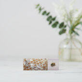 Honey Bee Mini Visitenkarte (Stehend Vorderseite)