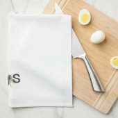 Honey Bee Mit Monogramm Kitchtuch Handtuch (Viertel Falte)