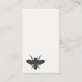 Honey Bee Modern Minimalistisch Business Card Visitenkarte (Vorderseite)