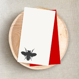 Honey Bee Modern Minimalistisch Business Card Visitenkarte