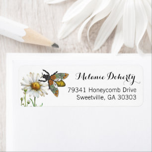 Honey Bee Mommy to Bee Address Label   Hummel B