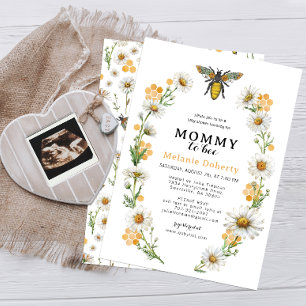 Honey Bee Mommy to Bee Baby Shower Einladung   Wi