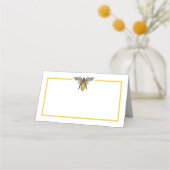 Honey Bee Mommy to Bee Baby Shower Platzkarte | Bu (Vorderseite)